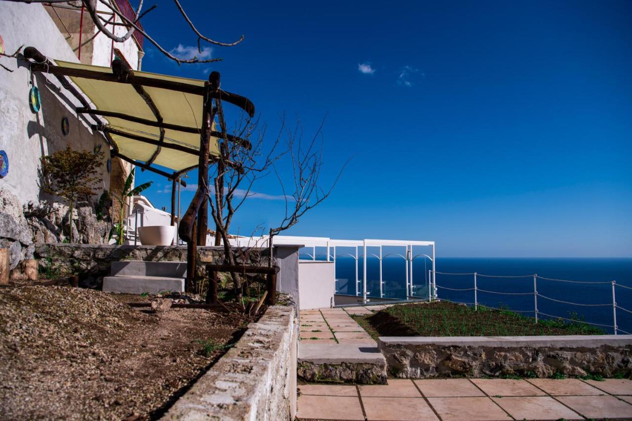 Villa La Tagliata Spectacular Jacuzzi Tub Amazing View And Private Parking Garage 포지타노 외부 사진